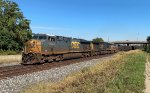 CSX 5448 leads B157 a couple of days later.